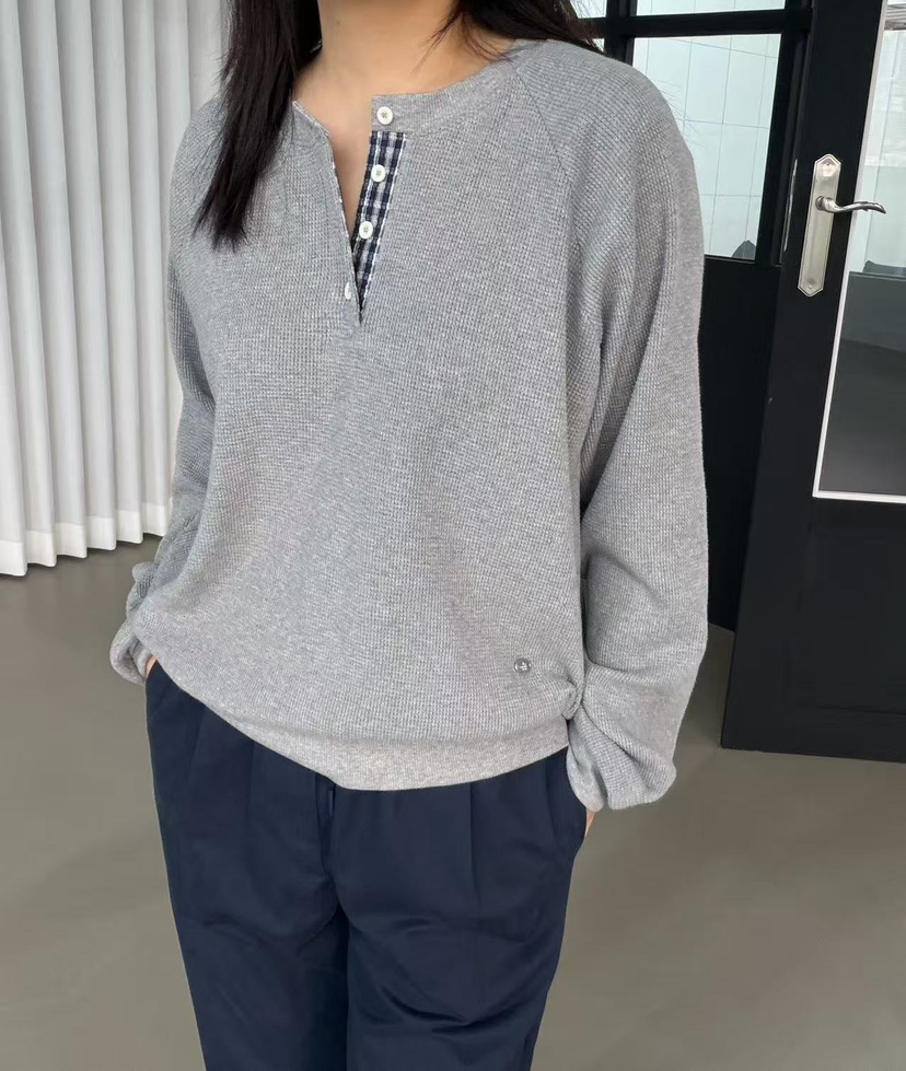 J CRANE-A東大門直郵女裝新品人氣熱賣推薦休閑衛衣格子J CRANE衛衣圖色1