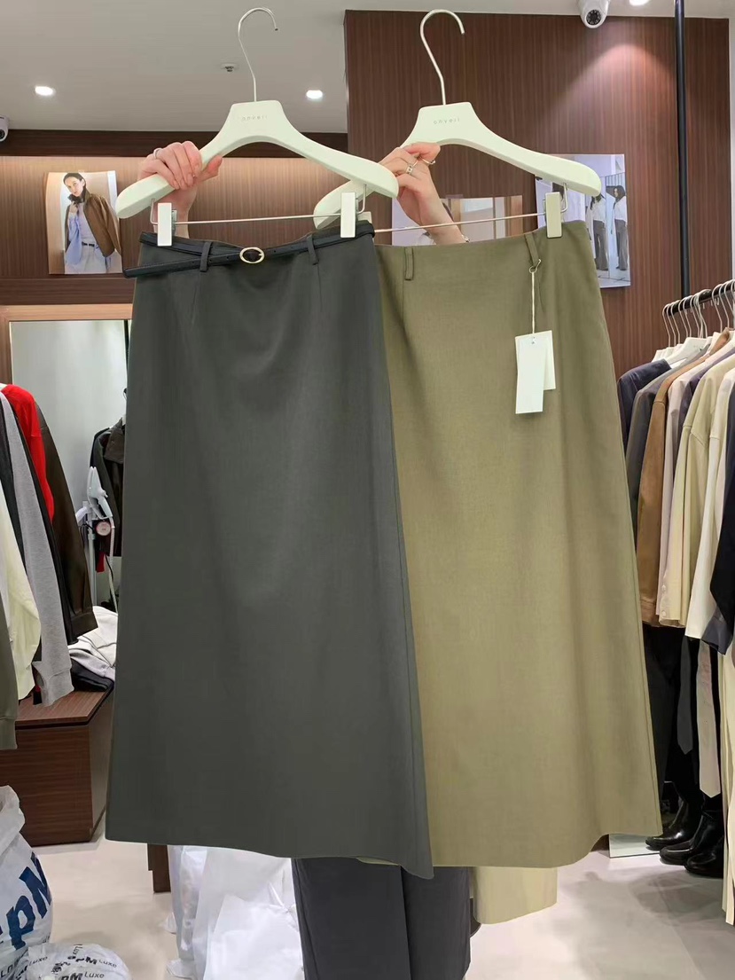 ONVEIL東大門代購女裝新品人氣休閑時尚熱賣長裙不含腰帶ONVEIL長裙
