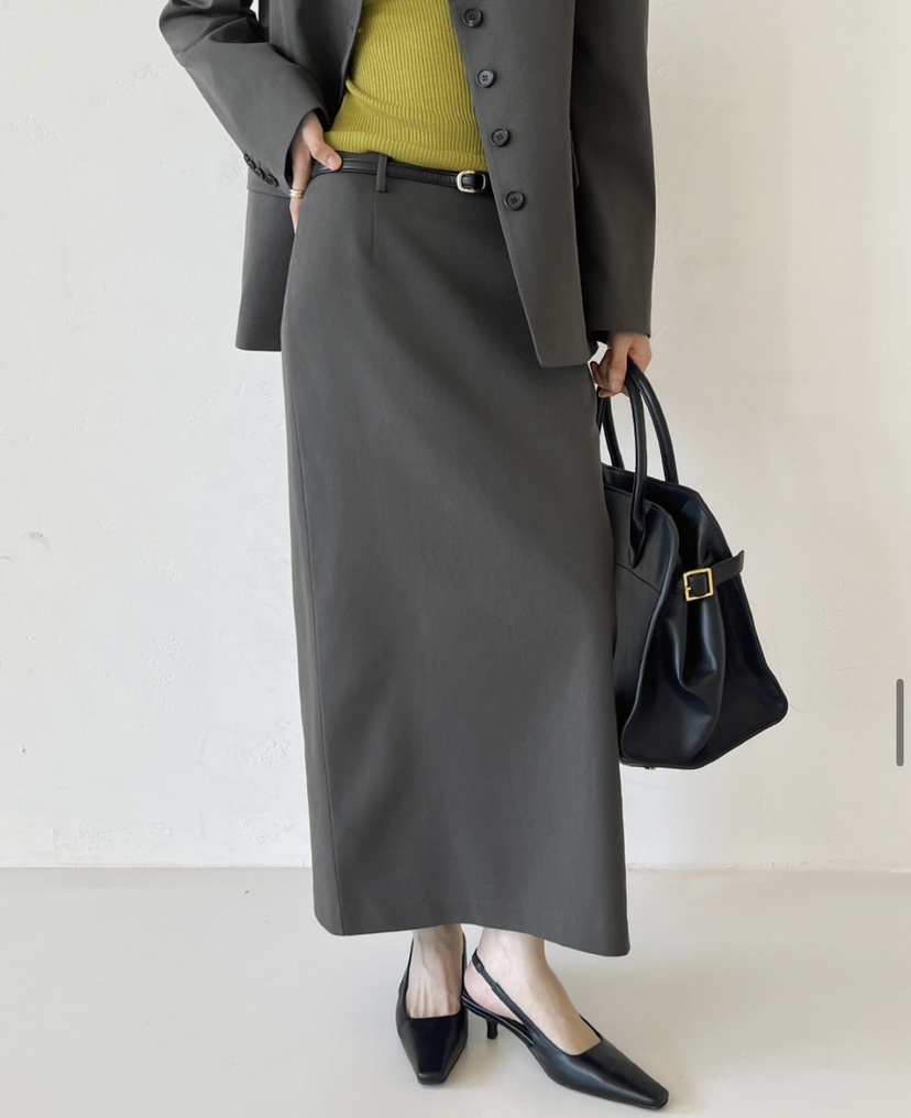 ONVEIL東大門代購女裝新品人氣休閑時尚熱賣長裙不含腰帶ONVEIL長裙