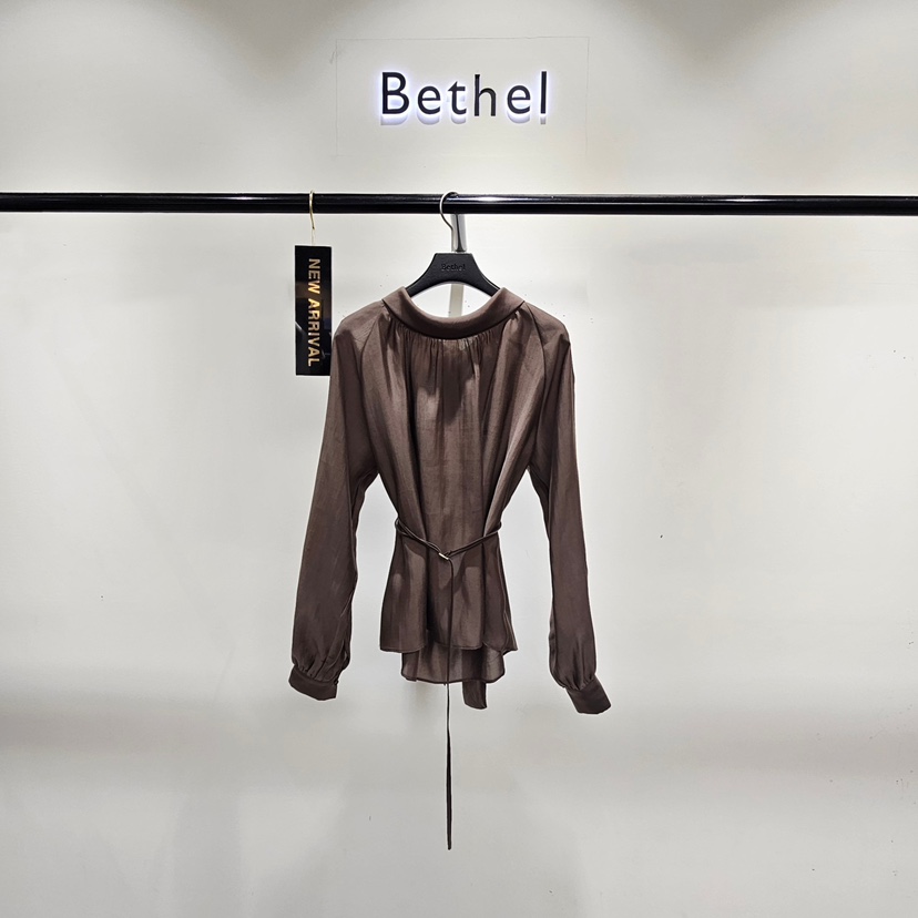 BETHEL韓國直郵女士新品真品熱賣休閑時尚人氣襯衫蕾絲衫Bethel襯衫/蕾絲衫圖色2
