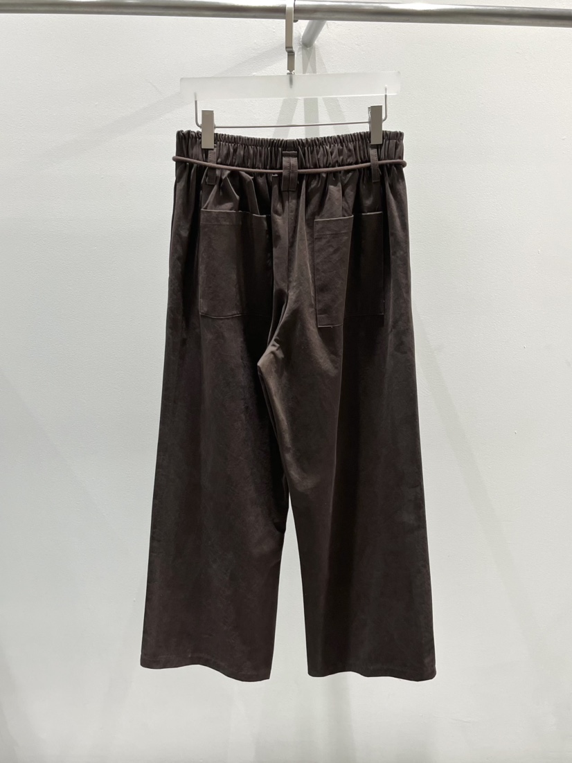 J CRANE-A東大門實拍女裝新品時尚人氣真品推薦休閑褲含繩J CRANE休閑褲