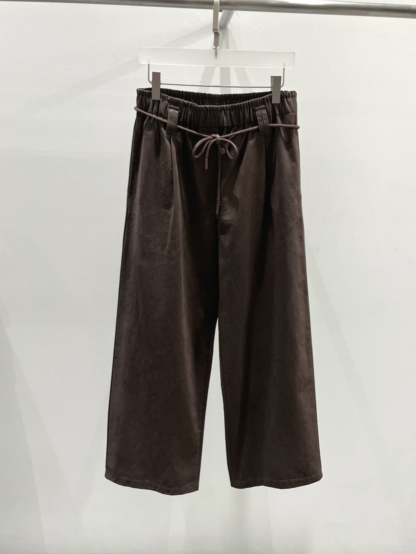 J CRANE-A東大門實拍女裝新品時尚人氣真品推薦休閑褲含繩J CRANE休閑褲圖色1