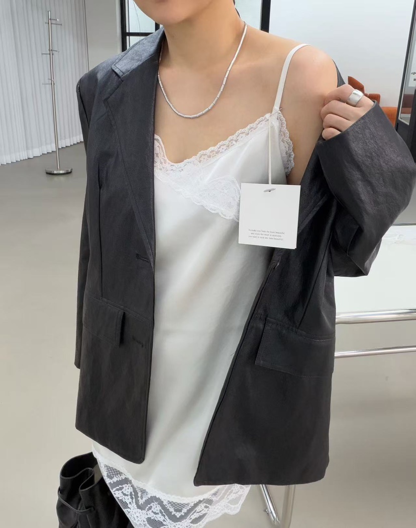 J CRANE-A東大門實拍女裝新款時尚推薦皮衣不含內搭皮革J CRANE皮衣