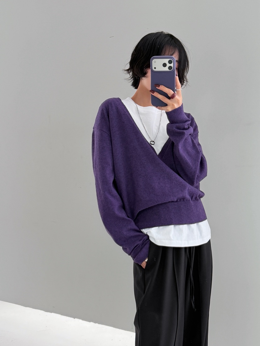 YIKHO STYLE東大門代購女裝新品推薦人氣休閑真品針織衫YIKHO STYLE針織衫