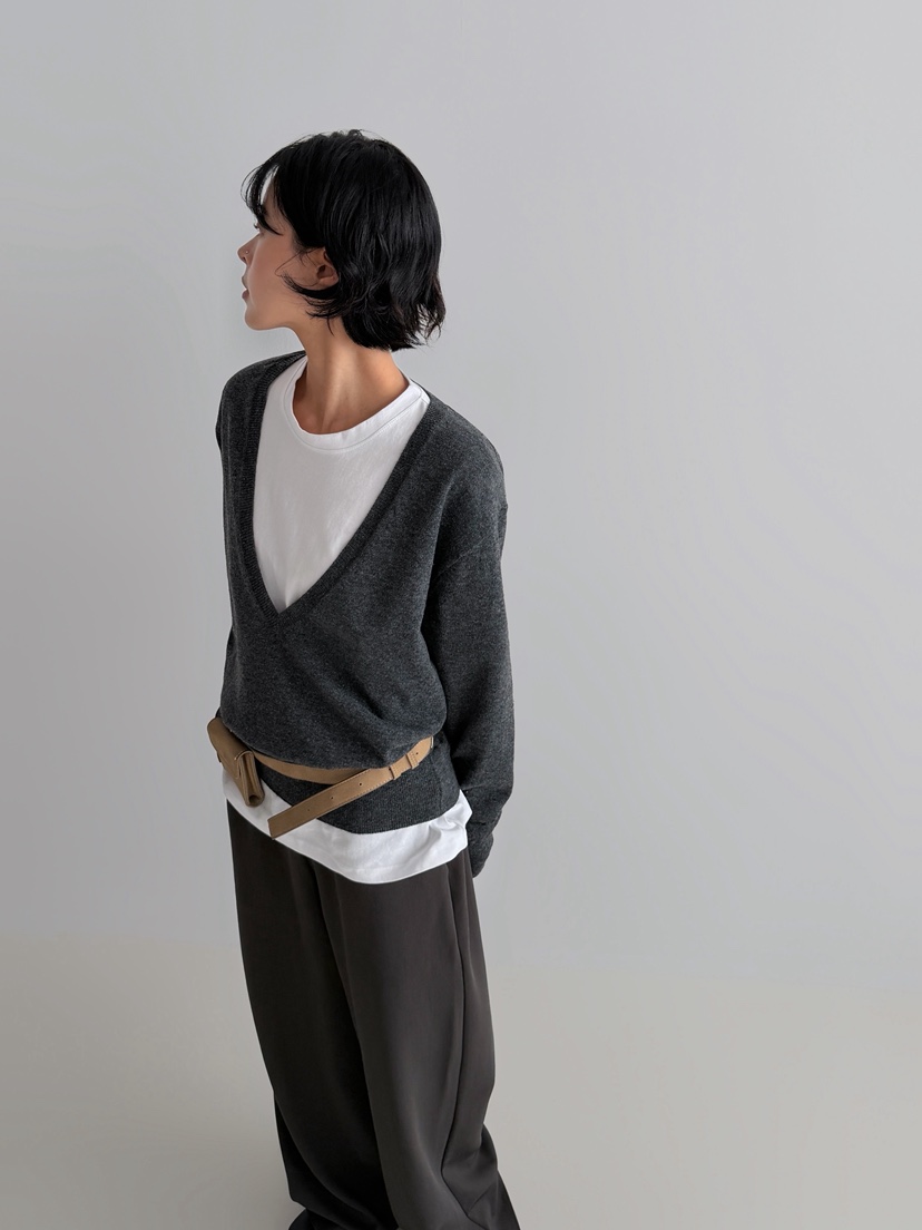 YIKHO STYLE東大門代購女裝新品推薦人氣休閑真品針織衫YIKHO STYLE針織衫