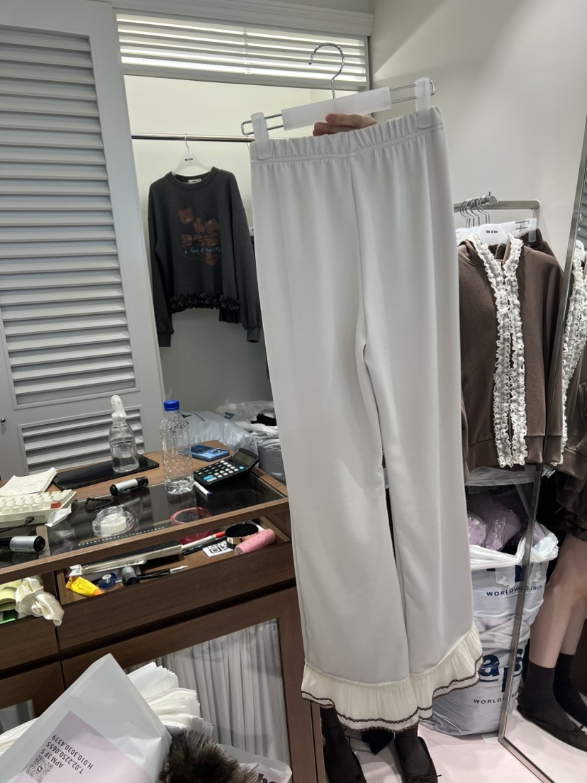 BE&amp;BE韓國直郵女士新品時尚人氣推薦真品休閑褲蕾絲BE&be休閑褲