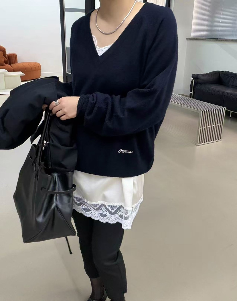 J CRANE-A東大門實拍女士新款真品時尚推薦針織衫不含內搭J CRANE針織衫