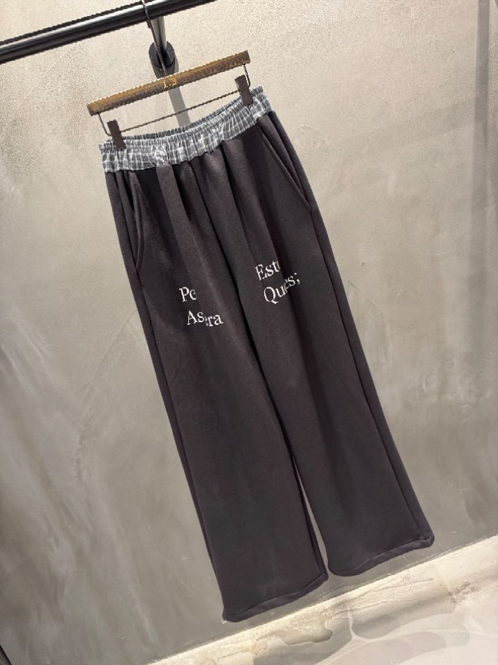 1.3東大門實拍女裝新款休閑時尚推薦真品熱賣休閑褲格子1.3休閑褲