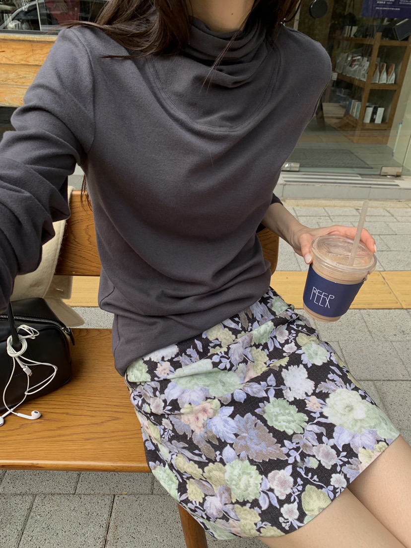 TIMING韓國直郵女士新品休閑人氣真品時尚熱賣長袖T恤圍巾TIMING長袖T恤
