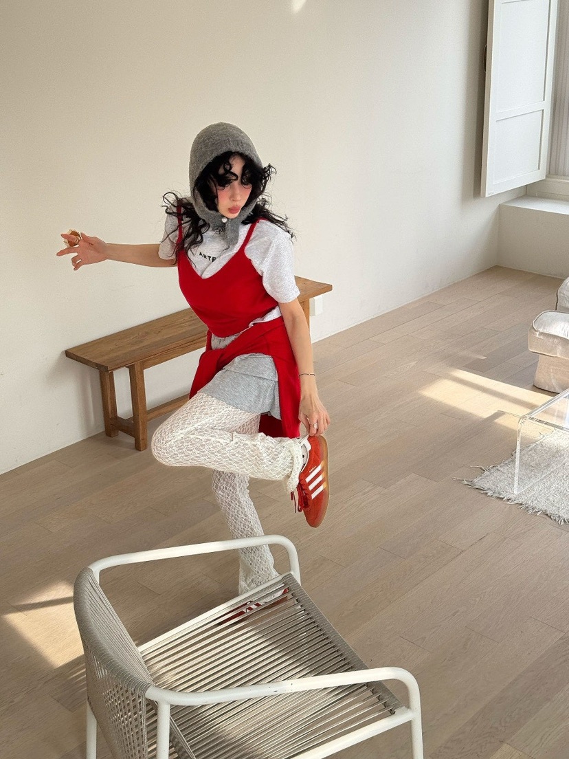 ARTE STUDIO/ATTENTION EDITORIAL韓國直郵女裝新品推薦吊帶背心針織無袖ARTE STUDIO/ATTENTION EDITORIAL吊帶/背心