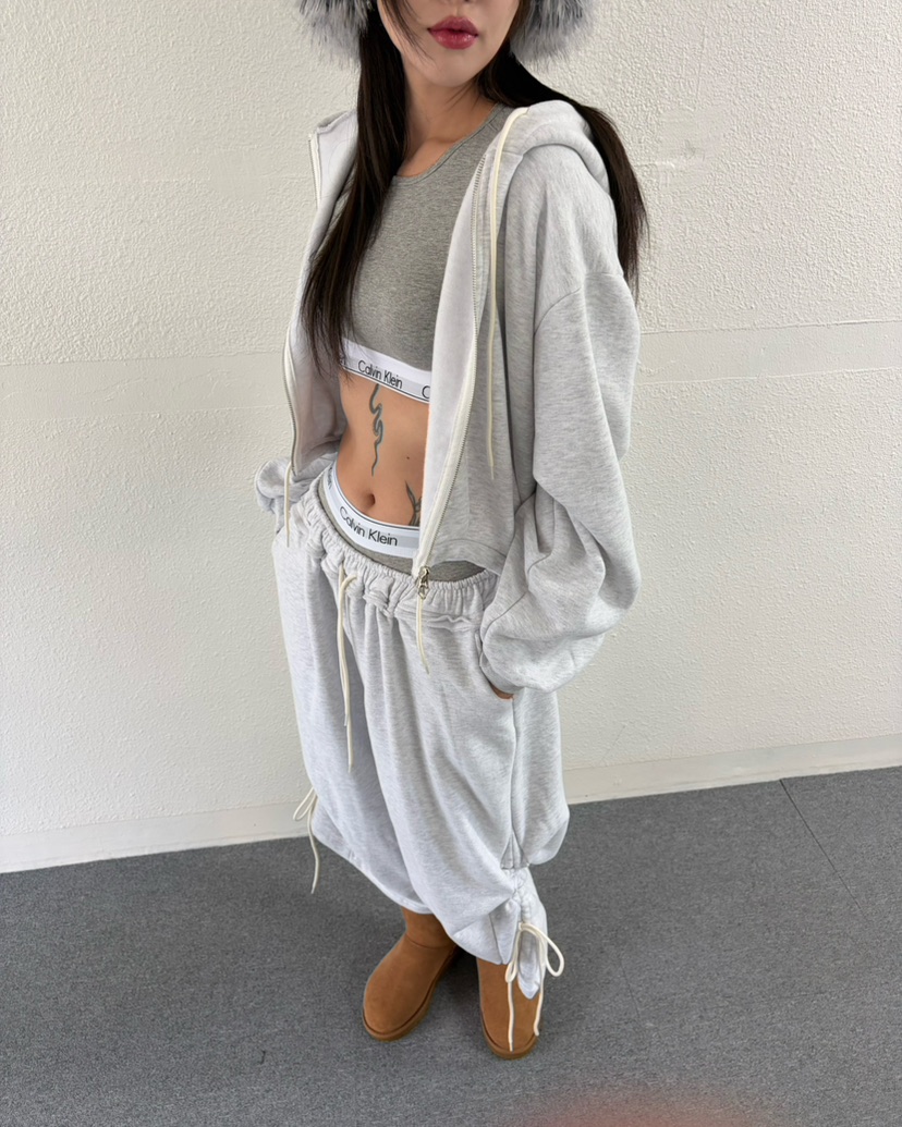 TIPSY韓國代購女裝新款熱賣人氣衛衣不含內搭雙面抓絨連帽衫TIPSY衛衣圖色2