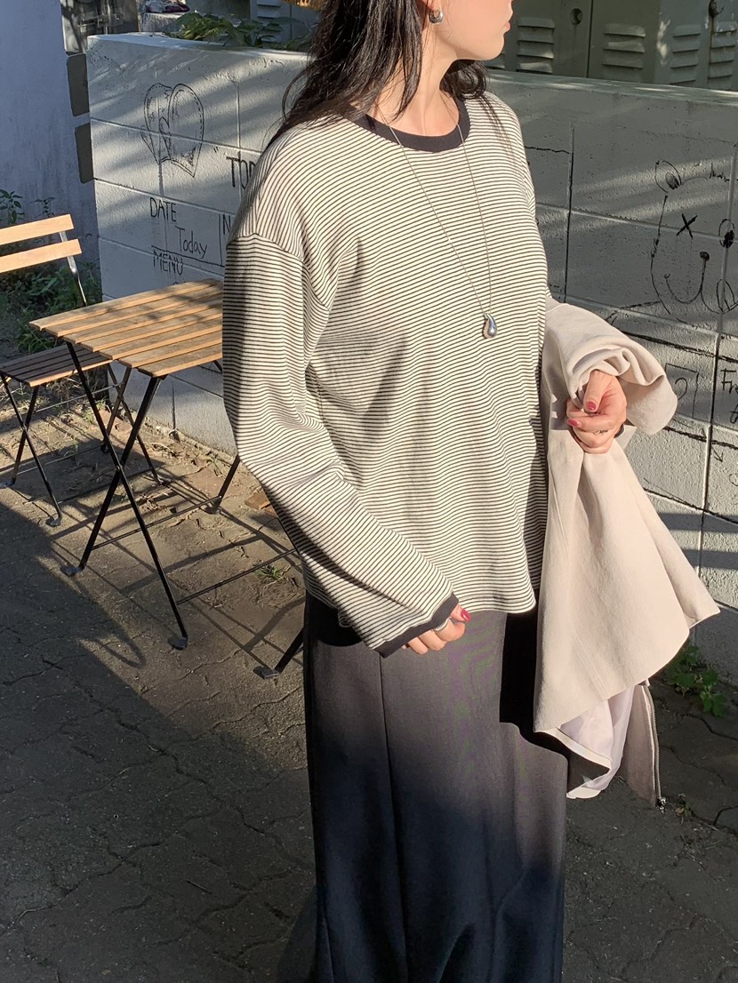 SENDTWO韓國代購女士新品時尚熱賣推薦休閑真品人氣長袖T恤SENDTWO長袖T恤
