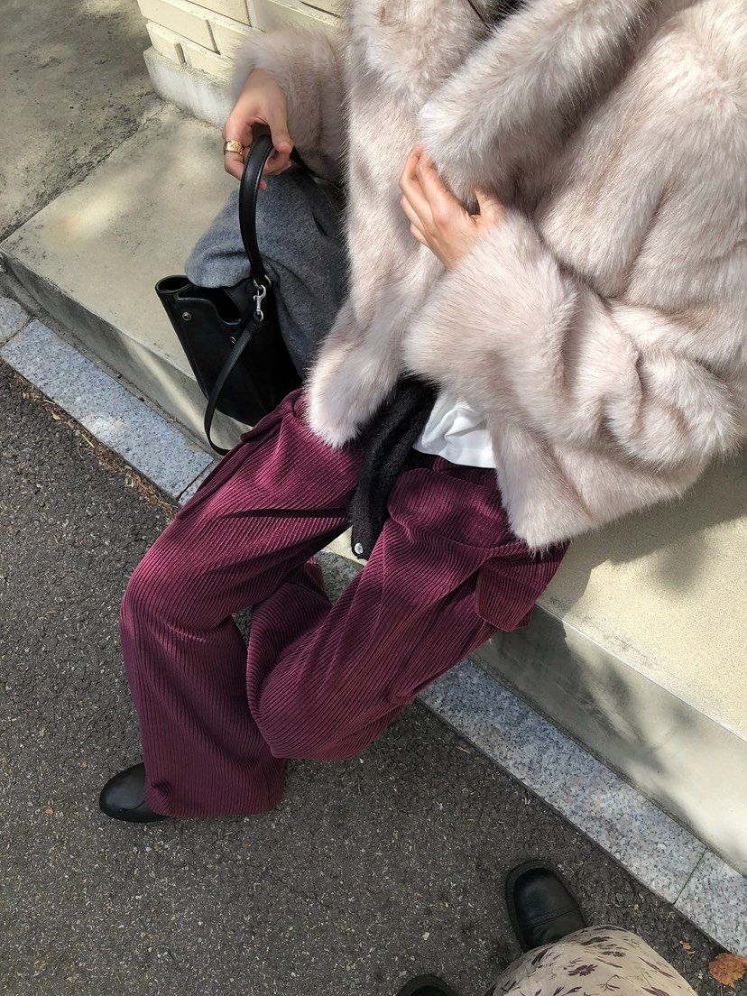 ESCHER東大門直郵女裝新款推薦休閑真品時尚短款大衣皮草ESCHER短款大衣