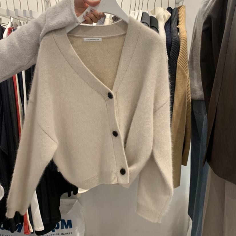 UNDERSTANDING東大門直郵女士新款熱賣時尚推薦休閑開衫浣熊UNDERSTANDING開衫圖色1