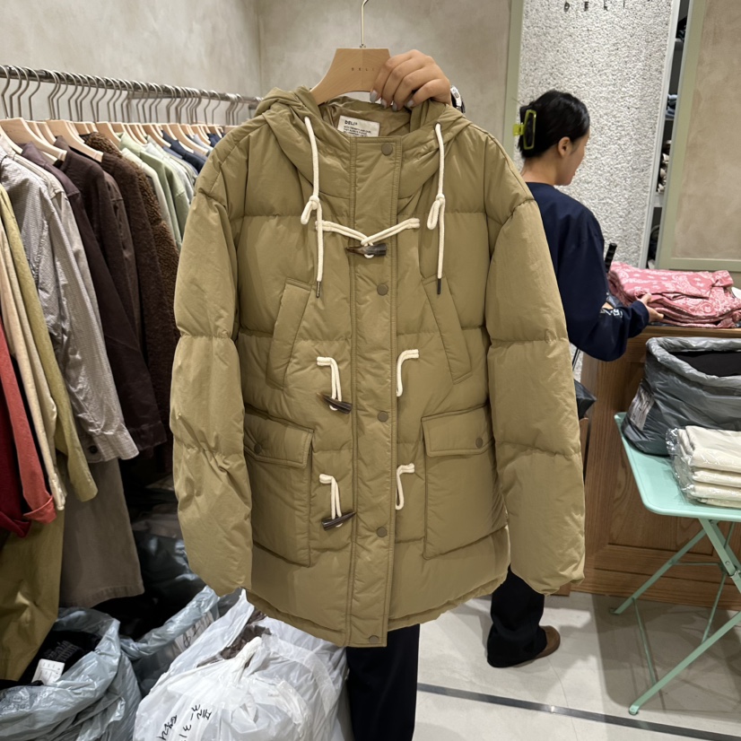DELI JENNY東大門代購女裝新品真品休閑人氣時尚短款棉服DELI JENNY短款棉服圖色1