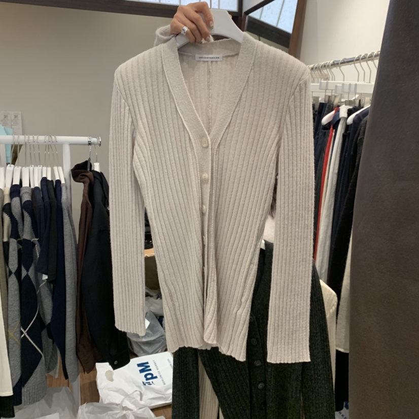 UNDERSTANDING東大門代購女士新品時尚休閑熱賣開衫加厚開衫UNDERSTANDING開衫圖色2灰