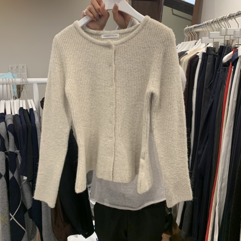 UNDERSTANDING韓國代購女裝新品休閑熱賣時尚真品推薦開衫UNDERSTANDING開衫圖色1