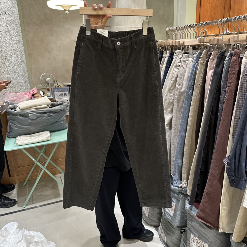 DELI JENNY韓國直郵女裝新款真品人氣推薦熱賣休閑休閑褲DELI JENNY休閑褲圖色4卡其綠