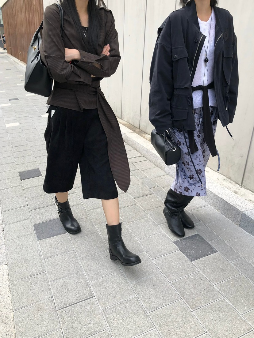 ESCHER韓國代購女裝新款真品推薦熱賣人氣休閑休閑褲口袋ESCHER休閑褲