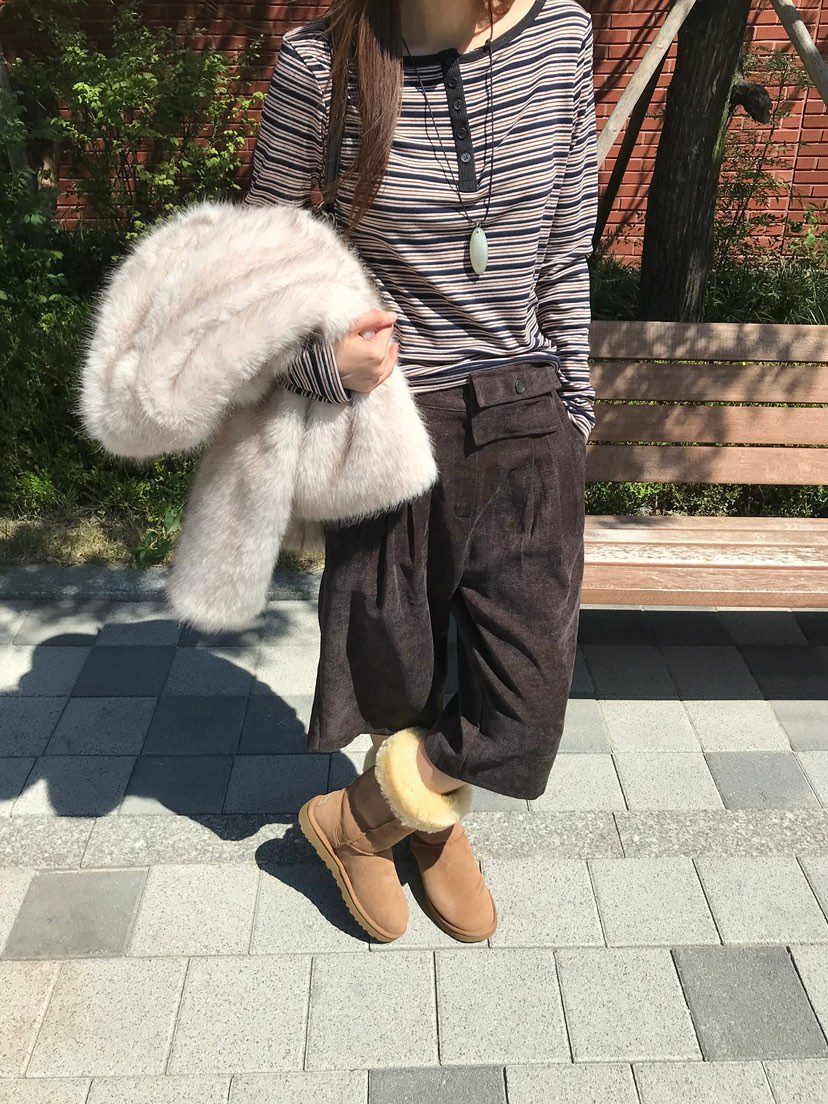 ESCHER韓國代購女裝新款真品推薦熱賣人氣休閑休閑褲口袋ESCHER休閑褲
