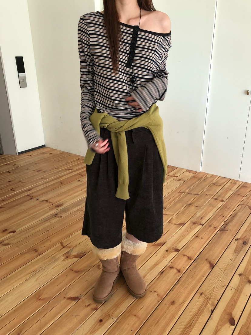 ESCHER韓國代購女裝新款真品推薦熱賣人氣休閑休閑褲口袋ESCHER休閑褲