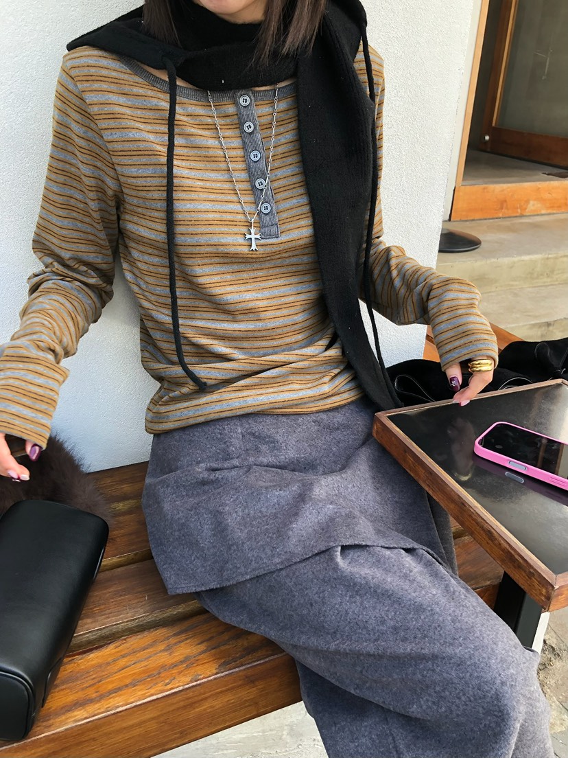 ESCHER東大門直郵女裝新款推薦人氣時尚真品休閑熱賣長袖T恤ESCHER長袖T恤