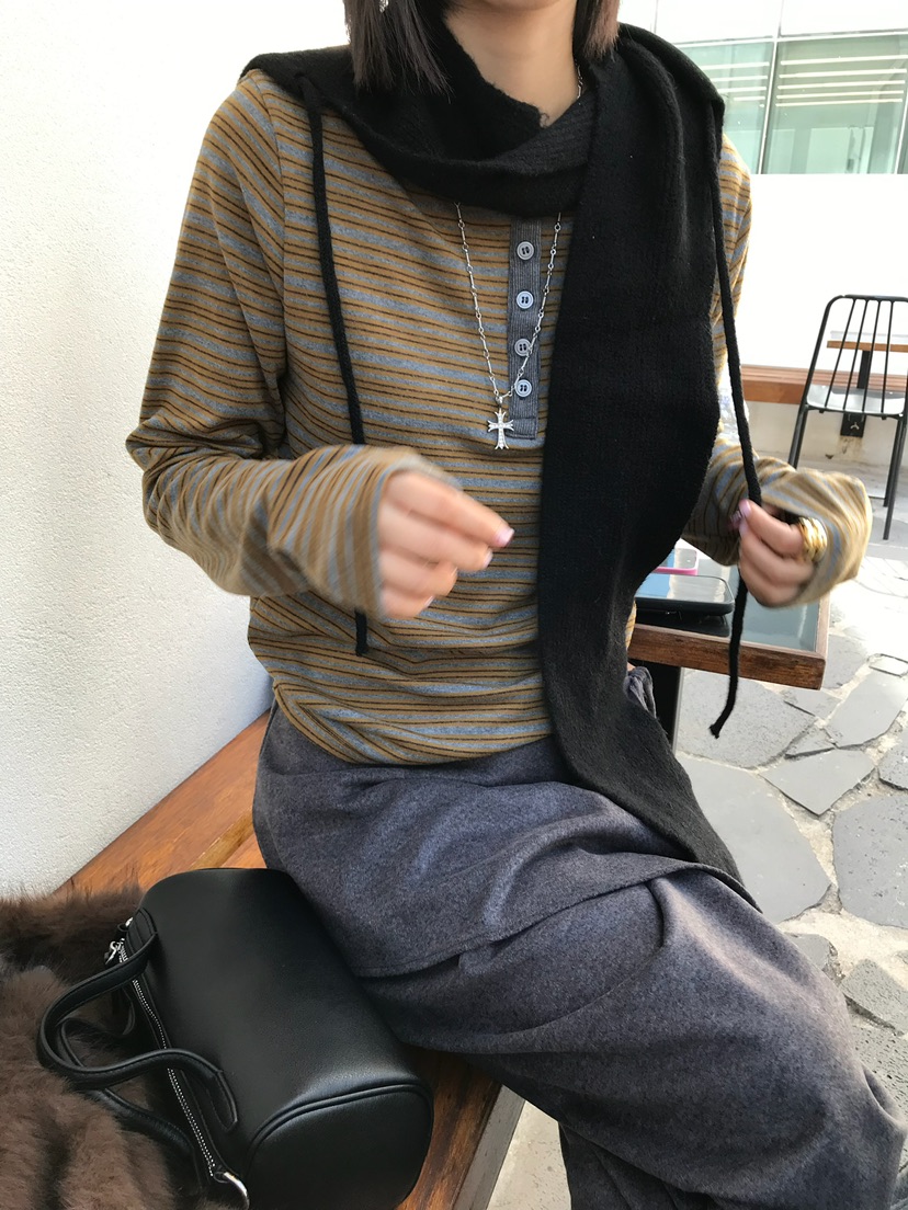 ESCHER東大門直郵女裝新款推薦人氣時尚真品休閑熱賣長袖T恤ESCHER長袖T恤