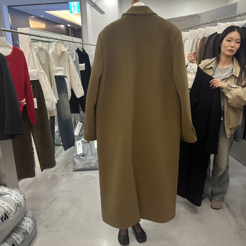 PAVEL東大門直郵女裝新品真品時尚推薦熱賣休閑中長款大衣PAVEL中長款大衣
