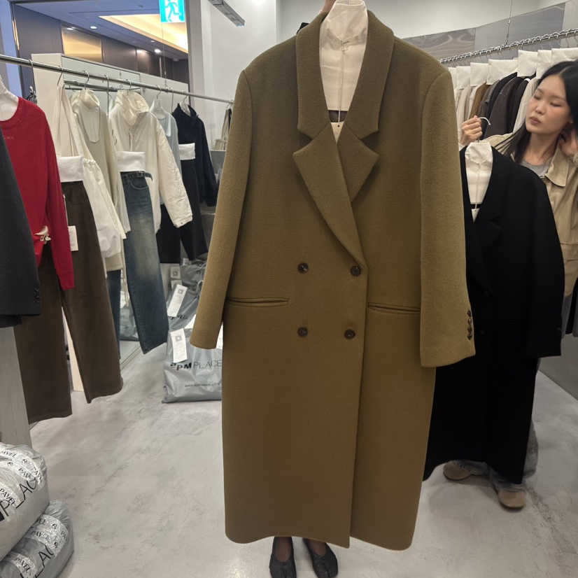 PAVEL東大門直郵女裝新品真品時尚推薦熱賣休閑中長款大衣PAVEL中長款大衣圖色1