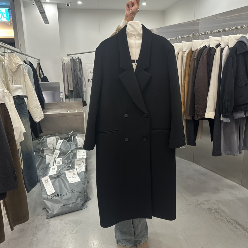 PAVEL東大門直郵女裝新品真品時尚推薦熱賣休閑中長款大衣PAVEL中長款大衣圖色2