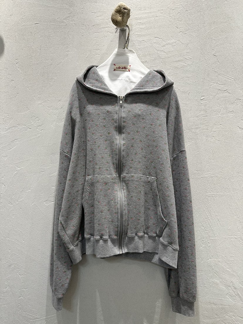 AT NOTE東大門直郵女裝新款熱賣休閑推薦衛衣連帽衫花朵AT NOTE衛衣圖色1
