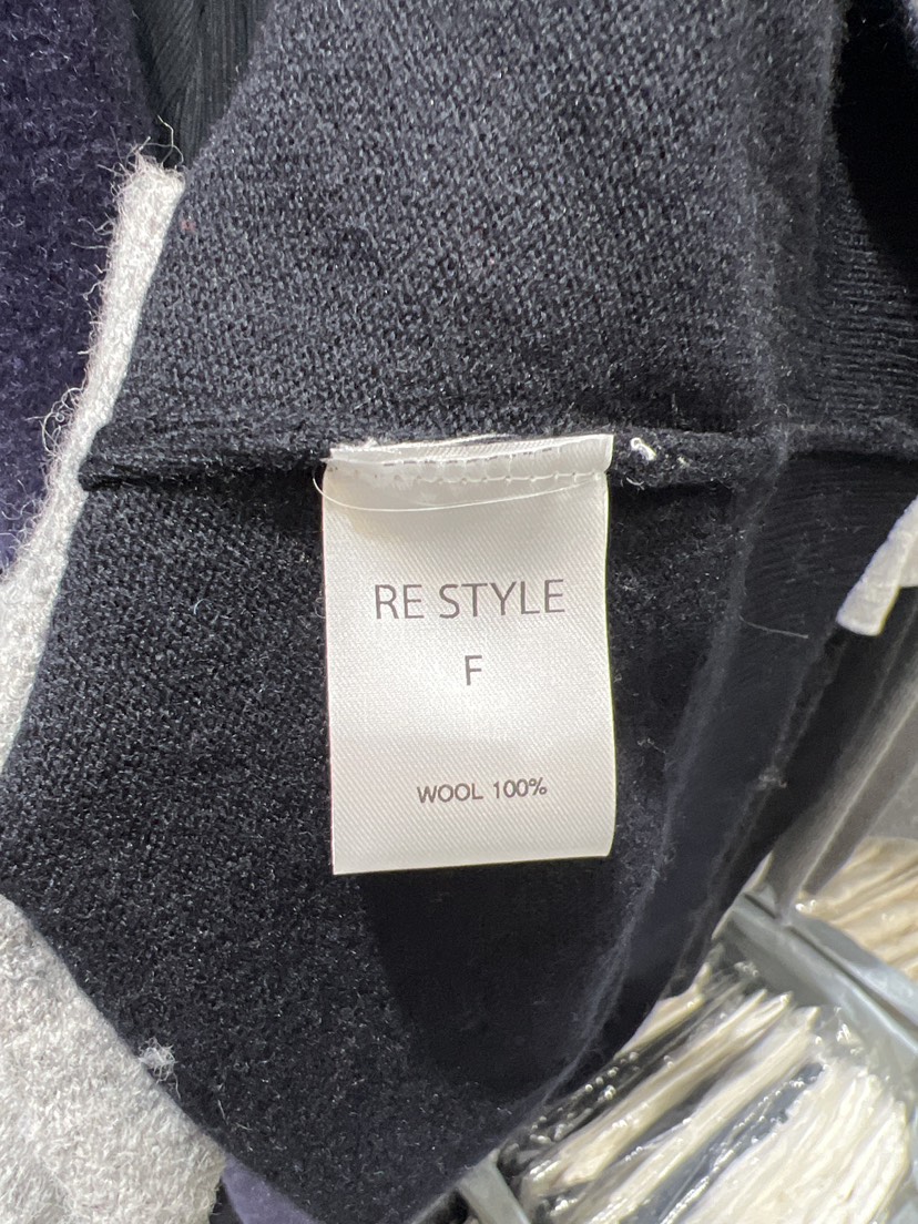 RE STYLE-Q東大門代購女裝新品休閑真品針織衫羊毛針織RE STYLE針織衫