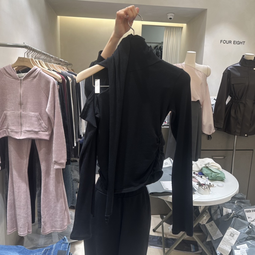 FOUREIGHT韓國代購女士新款時尚真品人氣休閑熱賣長袖T恤FOUR EIGHT長袖T恤圖色4