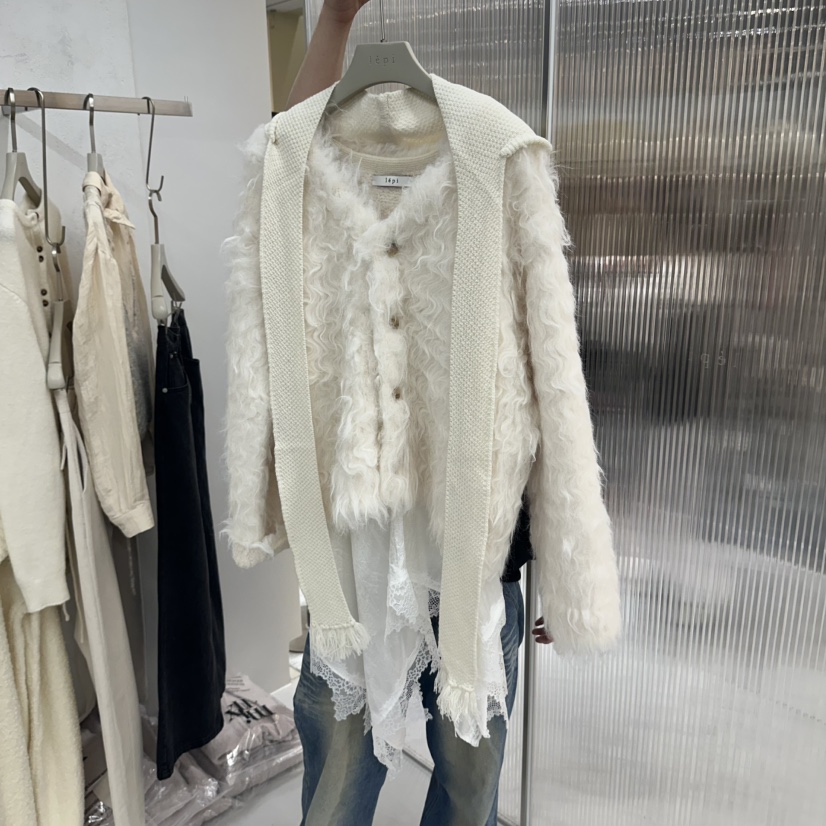 LEPI東大門代購女裝新品推薦真品人氣時尚夾克不含內搭披肩LEPI夾克圖色4