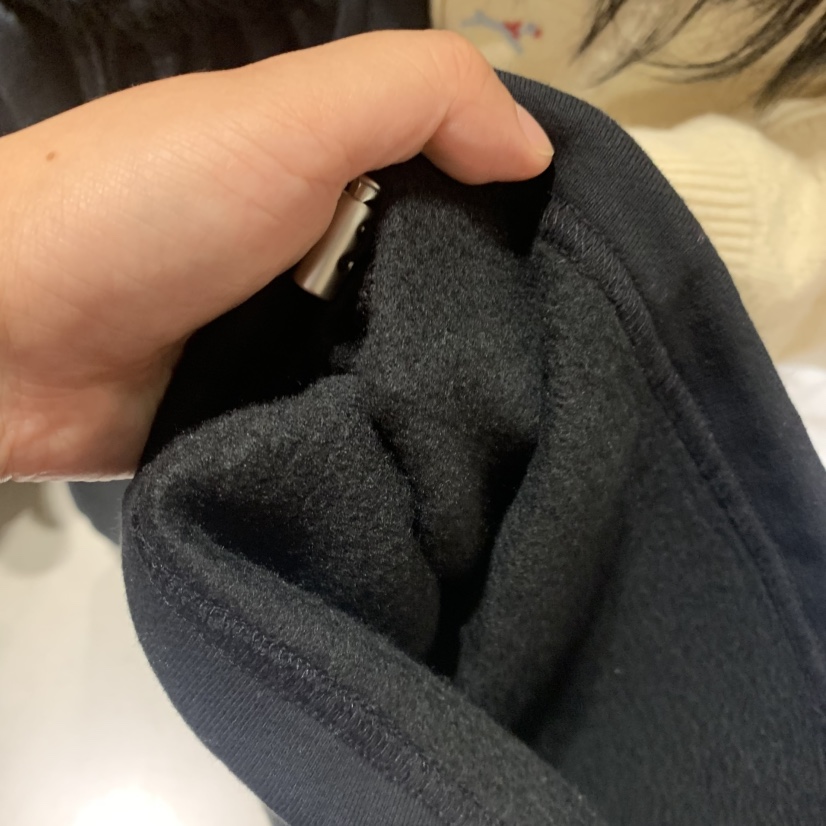 HEBON韓國直郵女裝新款休閑時尚休閑褲毛圈布加絨抓絨雙層HEBON休閑褲