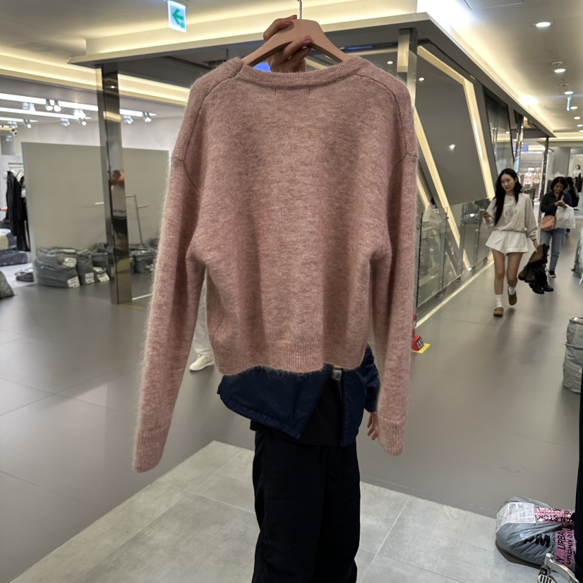 URBANSTORY/REMAKING東大門實拍女裝新款休閑開衫開襟衫馬海毛Remaking/URBANSTORY開衫