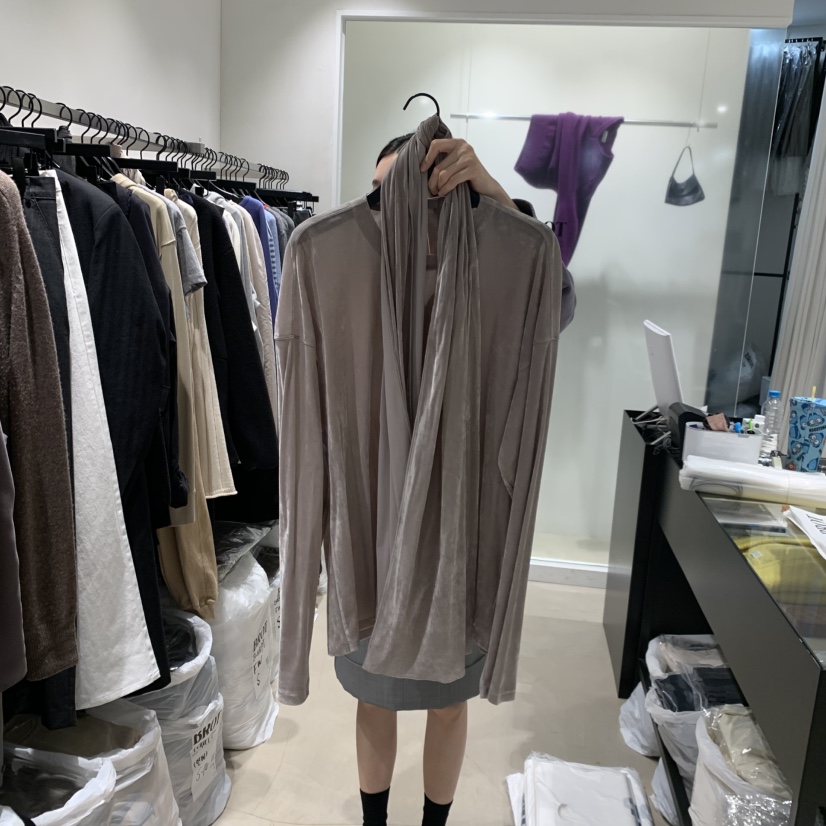 BROT東大門代購女士新品真品人氣推薦時尚休閑長袖T恤含圍巾BROT長袖T恤圖色2