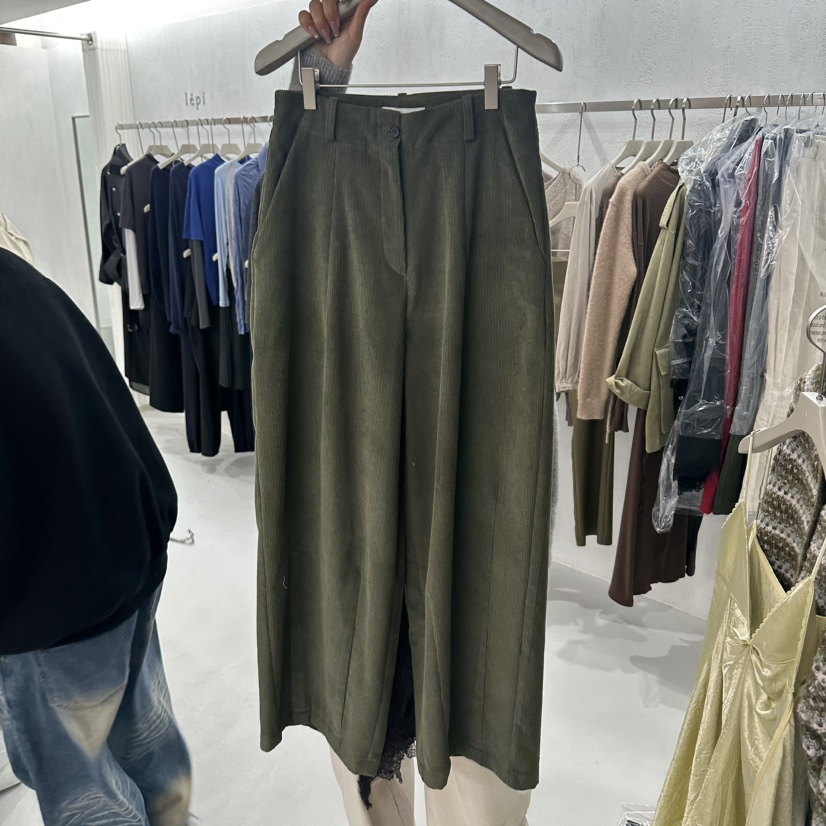 LEPI東大門代購女士新品時尚推薦休閑人氣真品休閑褲燈芯絨LEPI休閑褲圖色2