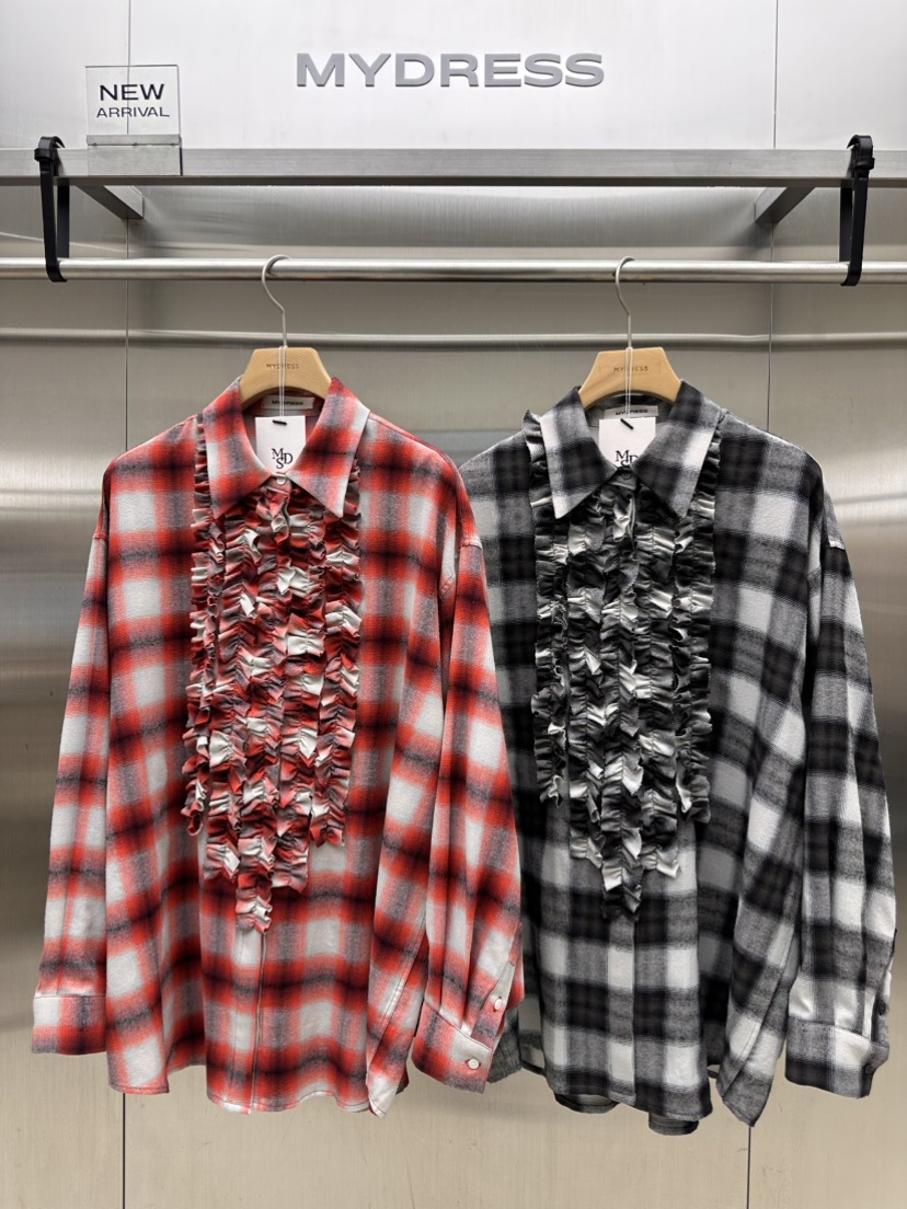 MYDRESS東大門實拍女裝新品熱賣人氣休閑推薦時尚襯衫蕾絲衫MYDRESS襯衫/蕾絲衫