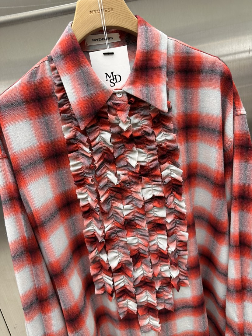 MYDRESS東大門實拍女裝新品熱賣人氣休閑推薦時尚襯衫蕾絲衫MYDRESS襯衫/蕾絲衫