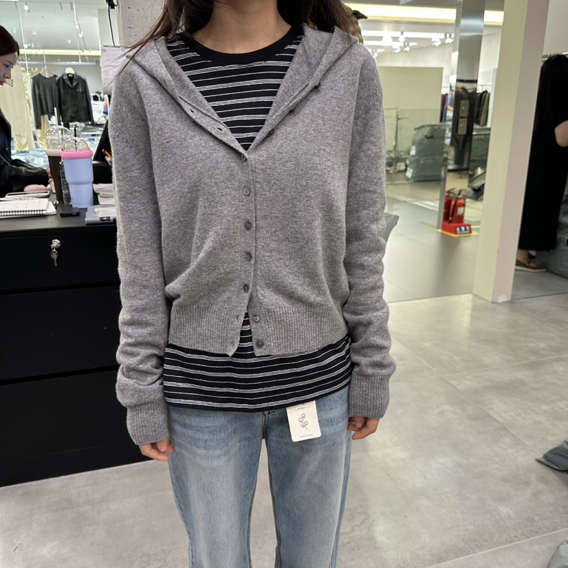URBANSTORY/REMAKING東大門代購女裝新款真品衛衣美利奴羊毛連帽針織衫Remaking/URBANSTORY衛衣圖色1