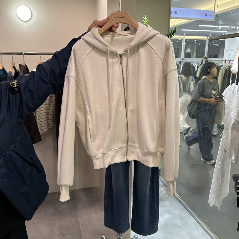 URBANSTORY/REMAKING東大門代購女裝新品熱賣衛衣拉鏈連帽衫Remaking/URBANSTORY衛衣圖色1