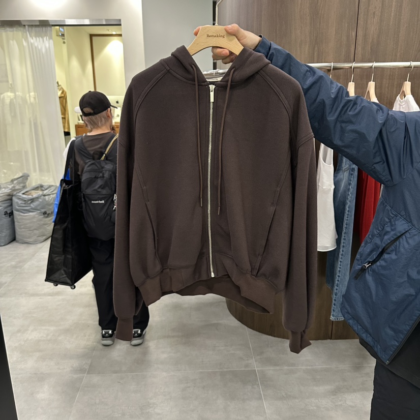 URBANSTORY/REMAKING東大門代購女裝新品熱賣衛衣拉鏈連帽衫Remaking/URBANSTORY衛衣圖色2