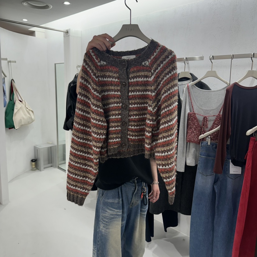 LEPI韓國代購女裝新品人氣熱賣推薦時尚真品休閑開衫LEPI開衫圖色3
