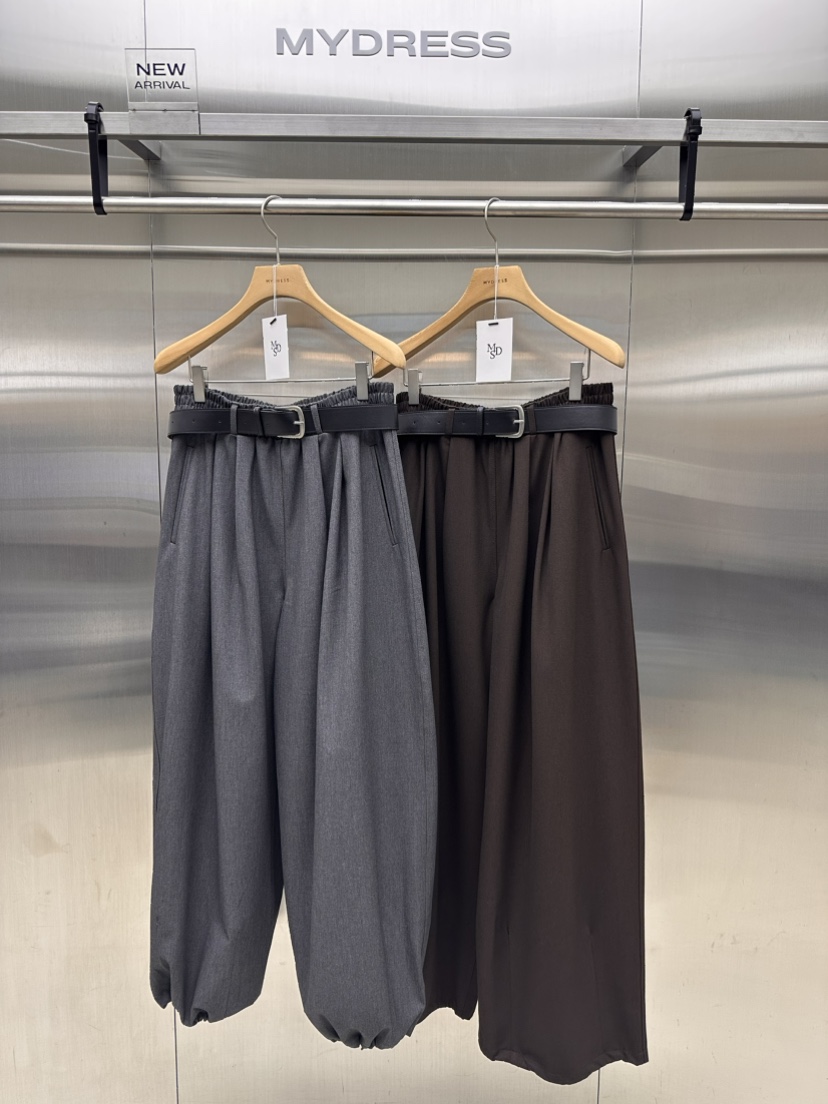 MYDRESS韓國直郵女裝新款休閑時尚真品熱賣推薦休閑褲含腰帶MYDRESS休閑褲