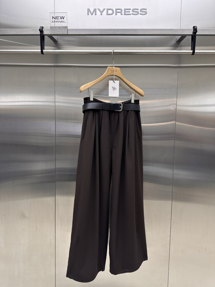 MYDRESS韓國直郵女裝新款休閑時尚真品熱賣推薦休閑褲含腰帶MYDRESS休閑褲圖色2