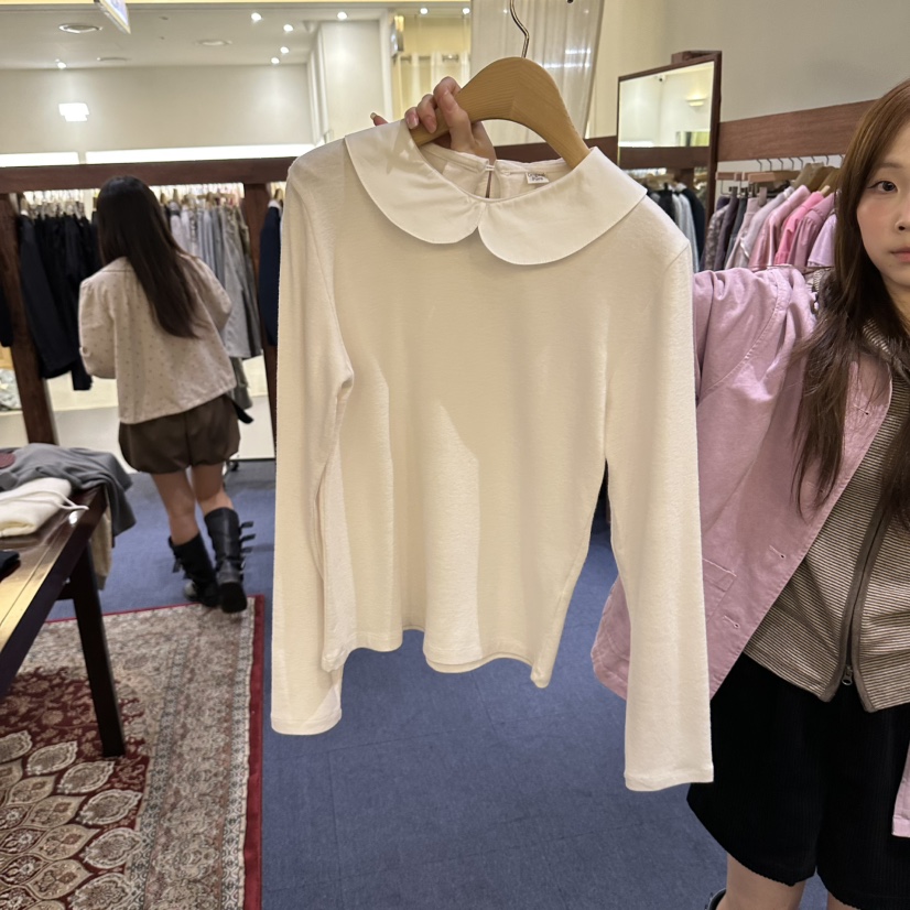 FURE東大門直郵女裝新款休閑推薦人氣熱賣真品時尚長袖T恤FURE長袖T恤圖色1