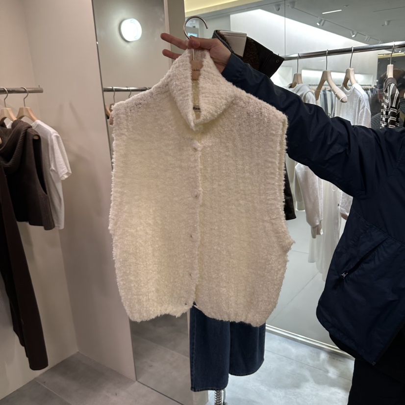 URBANSTORY/REMAKING東大門實拍女裝新款時尚休閑馬甲開襟Remaking/URBANSTORY馬甲圖色1