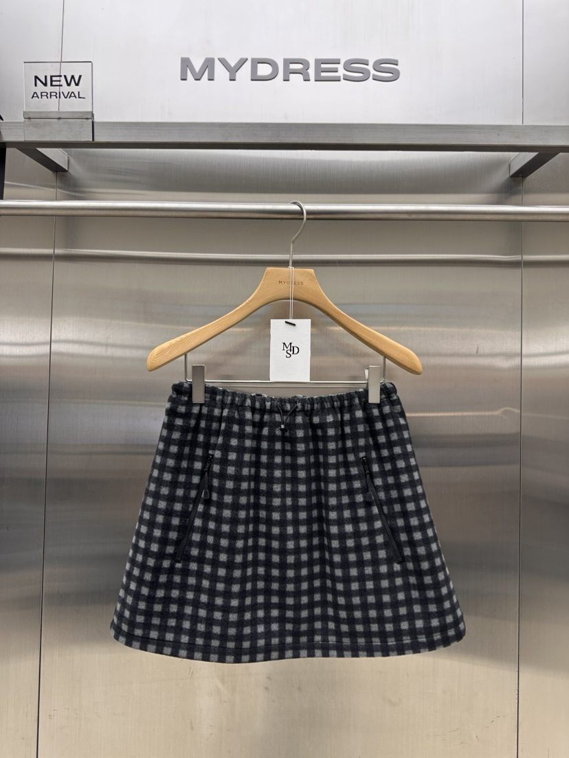 MYDRESS韓國代購女士新品真品熱賣時尚休閑推薦人氣短裙MYDRESS短裙圖色1