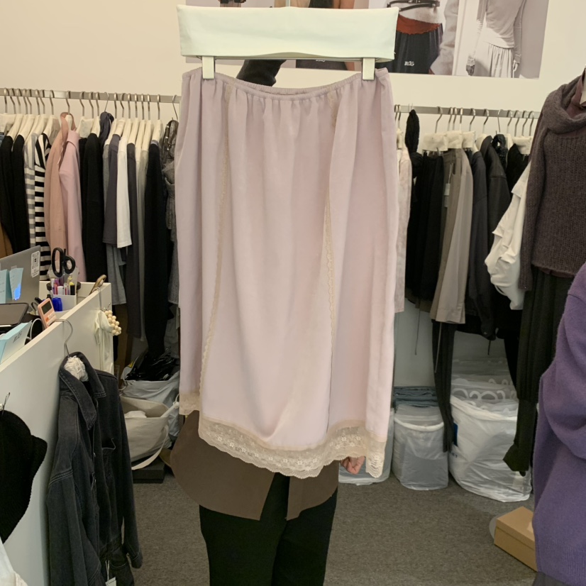 MAG韓國直郵女裝新款休閑熱賣人氣真品半身裙中短裙天鵝絨SALONDEMAG半身裙/中短裙圖色2